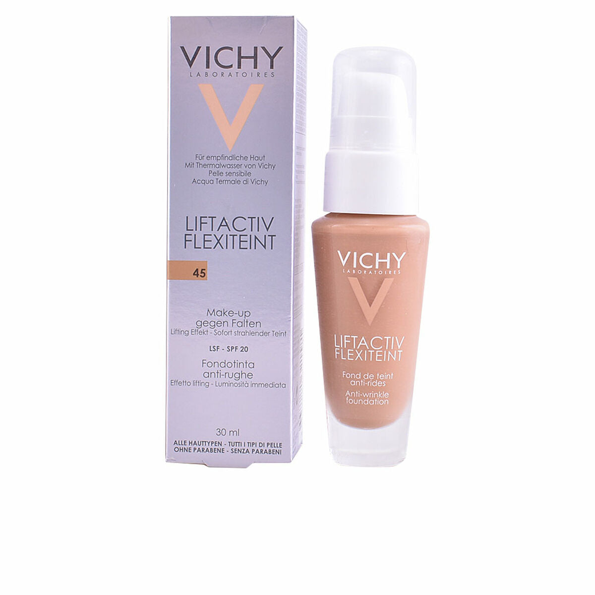 Vloeibare Foundation Make - up Liftactiv Flexiteint Vichy Spf 20 - Schoonheid, Make - up - Vichy