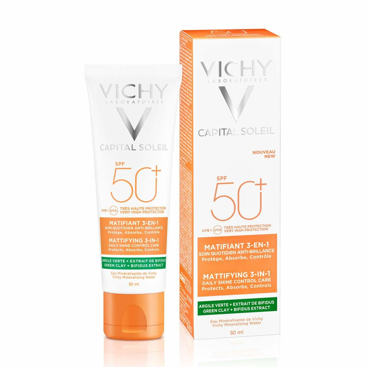 Gezichtscrème Vichy Capital Soleil Gevoelige huid 50 ml Spf 50 SPF 50+ - Schoonheid, Huidverzorging - Vichy