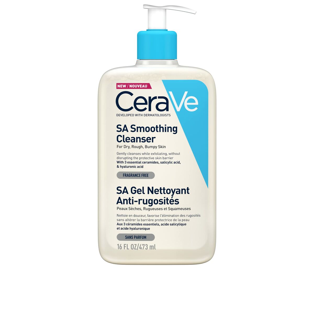 Gezichtsreinigingsgel CeraVe Sa Smoothing Cleanser 473 ml - Schoonheid, Huidverzorging - CeraVe