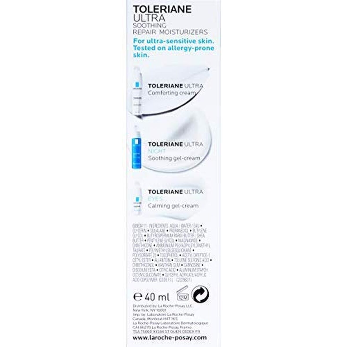 Nachtcrème La Roche Posay Toleriane Dermallergo 40 ml