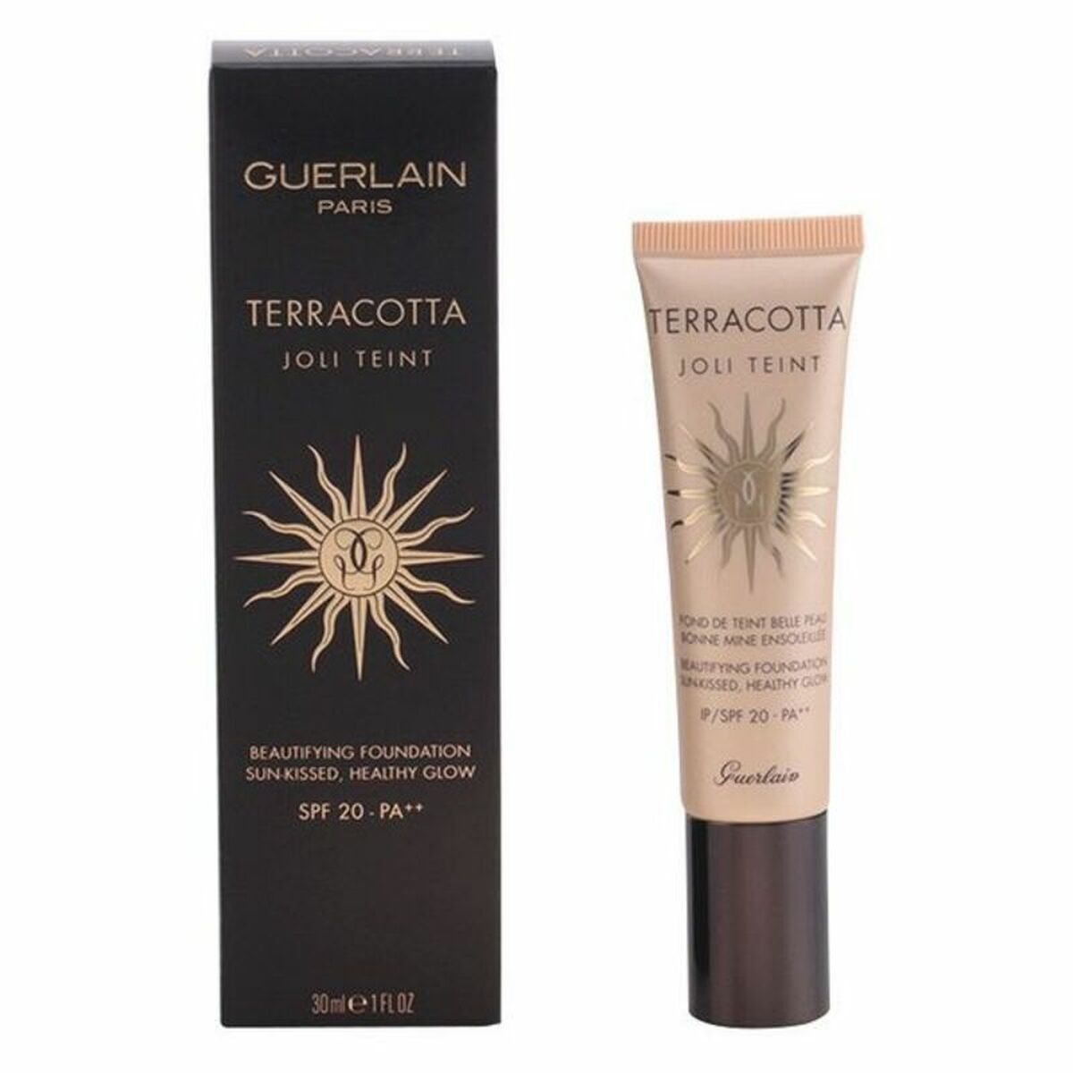 Vloeibare Foundation Make - up Guerlain Terracotta Joli Teint Bruin Spf 20 30 ml - Schoonheid, Make - up - Guerlain