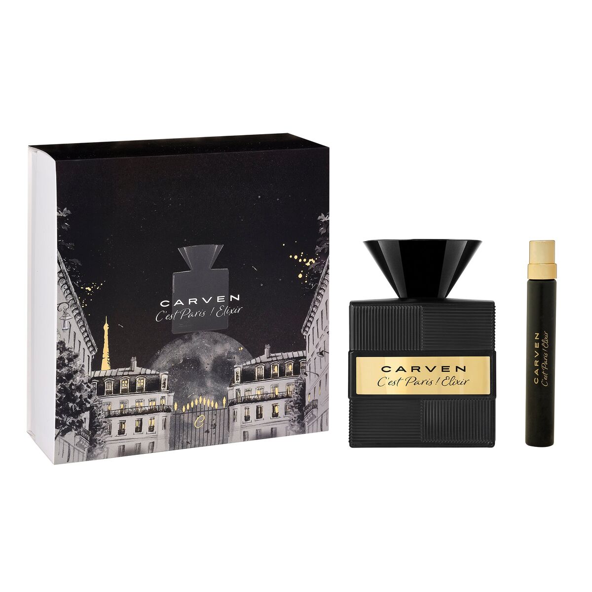 Parfumset voor Heren Carven C'EST PARIS ELIXIR 2 Onderdelen - Schoonheid, Parfums en geuren - Carven