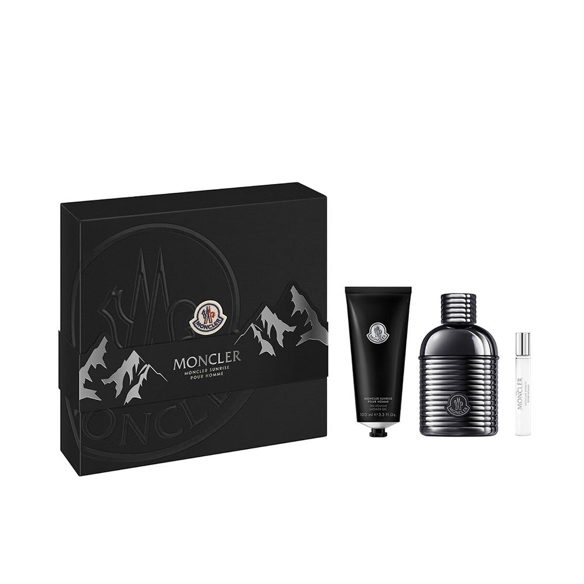 Parfumset voor Heren Moncler SUNRISE POUR HOMME EDP 3 Onderdelen
