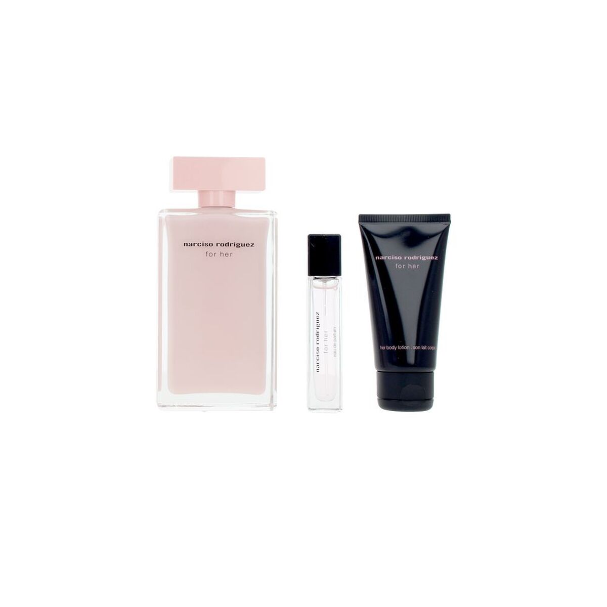 Parfumset voor Dames Narciso Rodriguez FOR HER EDP 3 Onderdelen