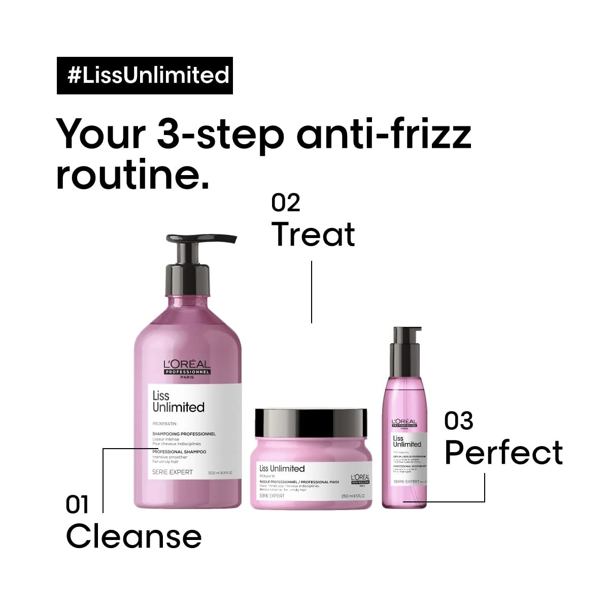 Nagelgel L'Oreal Professionnel Paris LISS UNLIMITED 250 ml - Schoonheid, Haarverzorging - L'Oreal Professionnel Paris