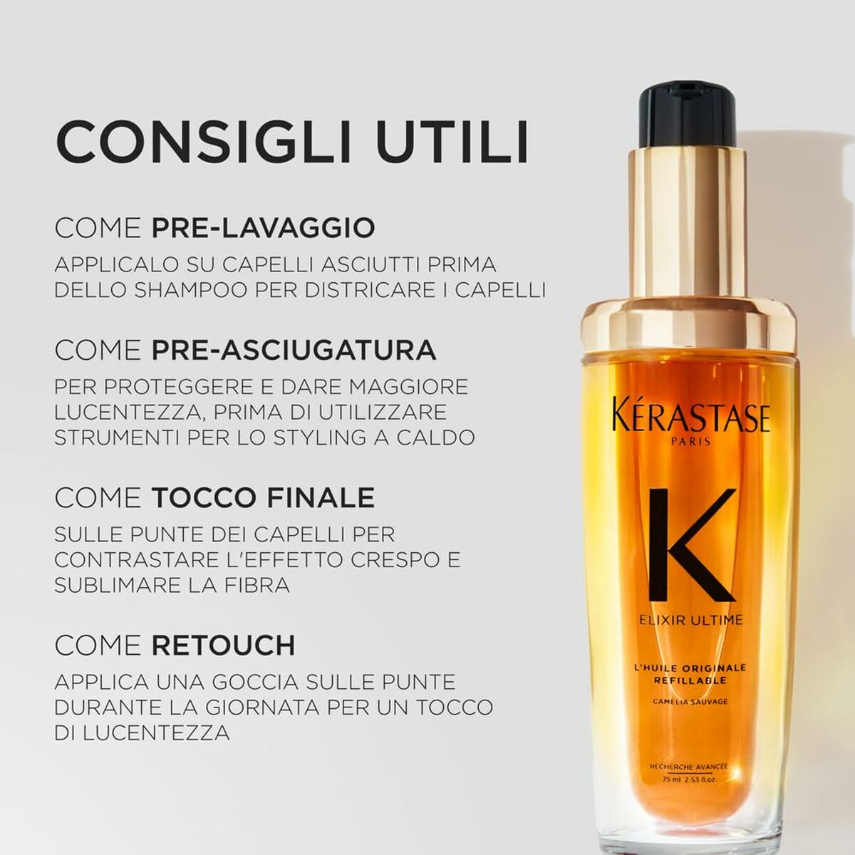 Haarserum Kerastase ELIXIR ULTIME 30 ml - Schoonheid, Haarverzorging - Kerastase