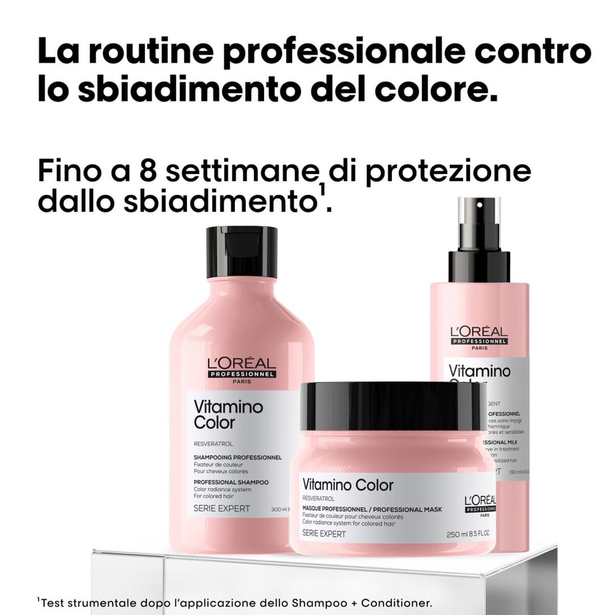 Shampoo L'Oreal Professionnel Paris VITAMINO COLOR 3 Onderdelen