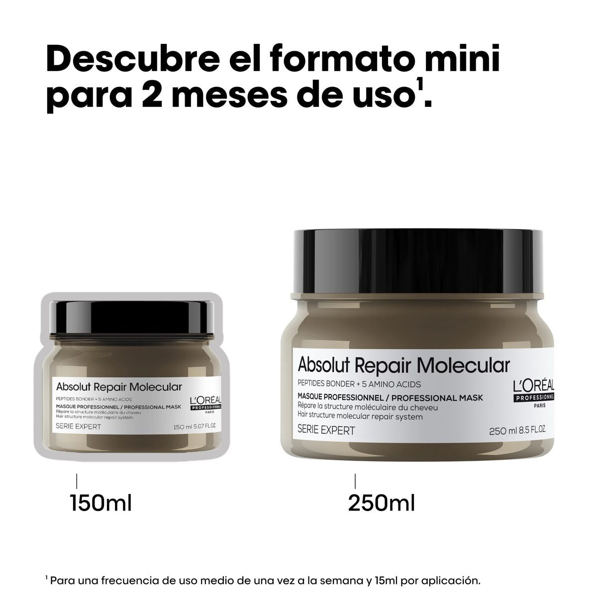 Haarmasker L'Oreal Professionnel Paris ABSOLUT REPAIR MOLECULAR - Schoonheid, Haarverzorging - L'Oreal Professionnel Paris