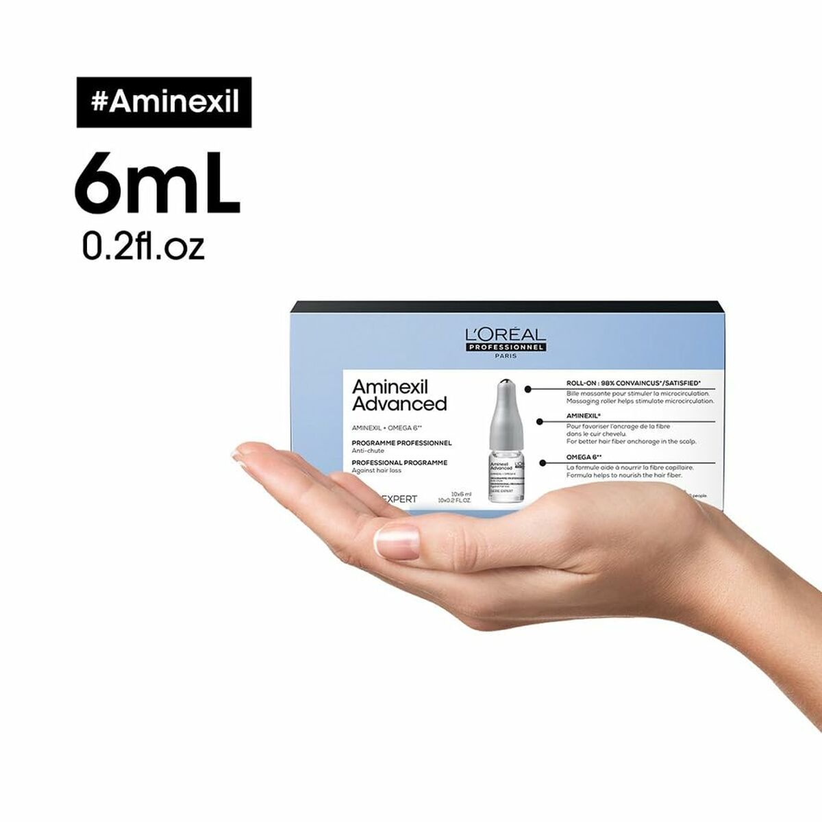 Anti - Haarverlies Ampullen L'Oreal Professionnel Paris AMINEXIL ADVANCED - Schoonheid, Haarverzorging - L'Oreal Professionnel Paris