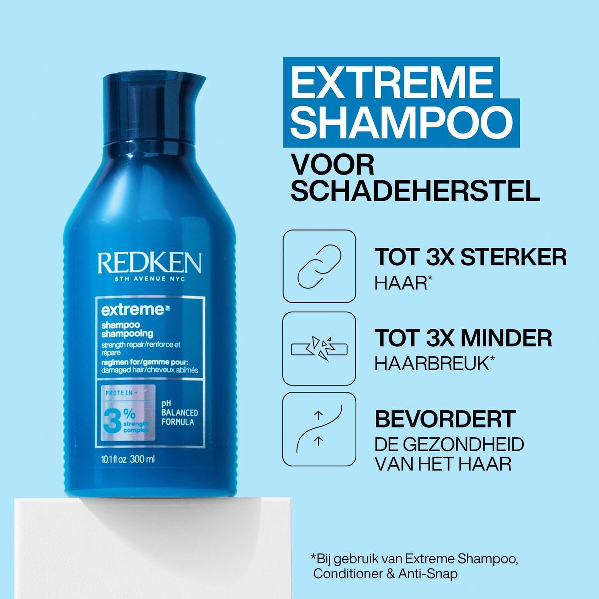 Shampoo Redken EXTREME 3 Onderdelen