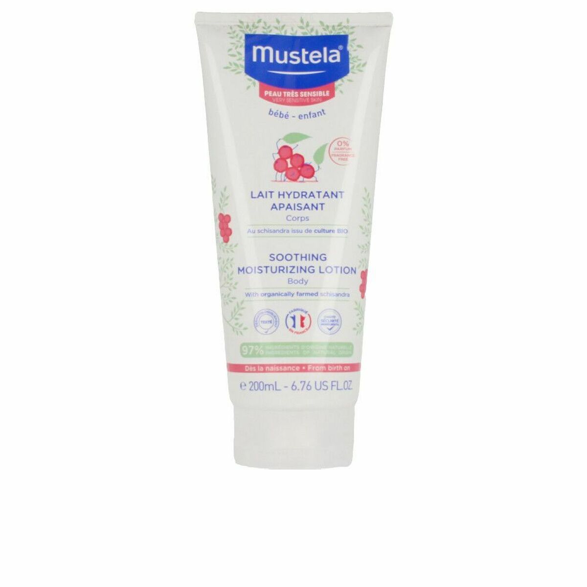Kalmerende Lotion Mustela 8703645 200 ml Baby Hydraterend - Baby, Hygiëne en verzorging - Mustela
