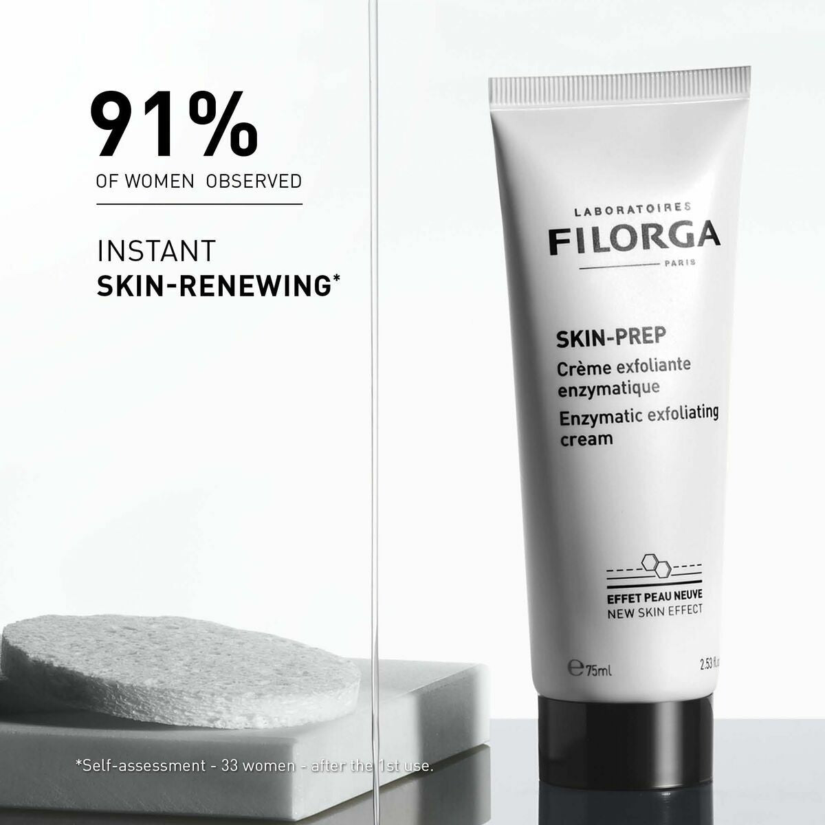 Gezicht Exfoliator Filorga SKIN - PREP 75 ml - Schoonheid, Huidverzorging - Filorga