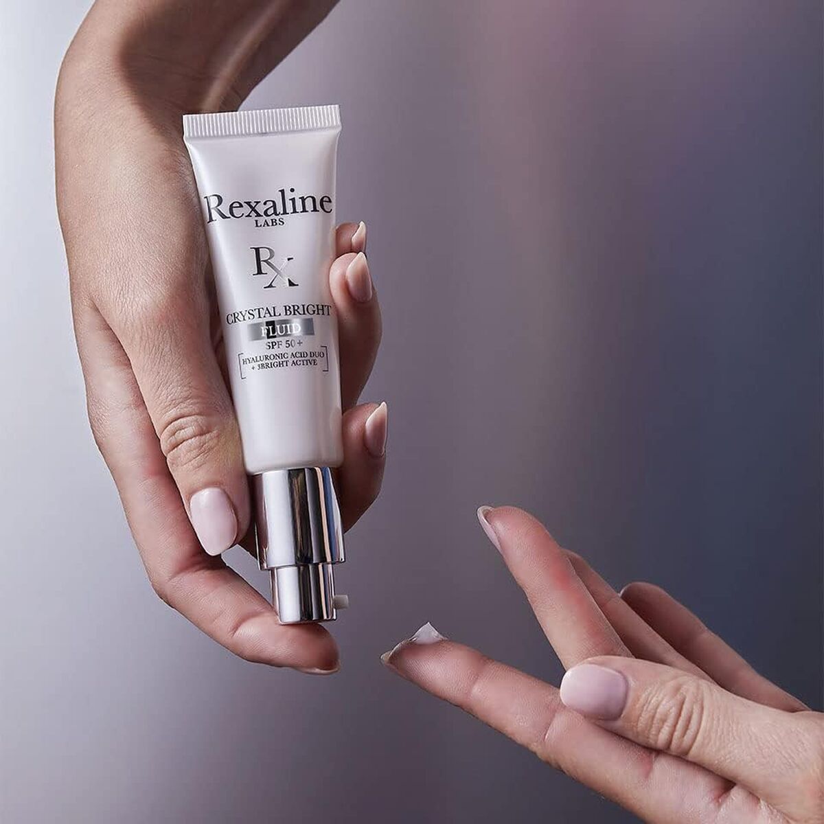 Voc htinbrengende Matte Vloeistof Rexaline Crystal Bright Spf 50 Spf 50+ 30 ml Hyaluronzuur - Schoonheid, Huidverzorging - Rexaline
