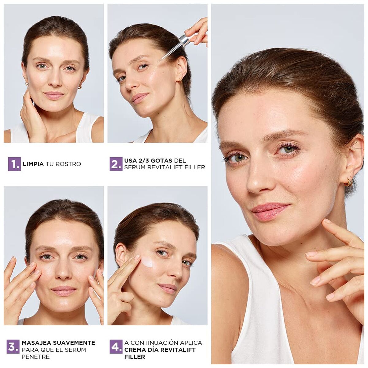 Gezichtsserum L'Oreal Make Up AA063600 30 ml Anti - Rimpel - Schoonheid, Huidverzorging - L'Oreal Make Up