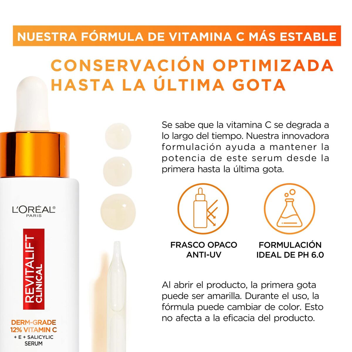 Anti - Veroudering Serum L'Oreal Make Up Revitalift Clinical C 30 ml - Schoonheid, Huidverzorging - L'Oreal Make Up