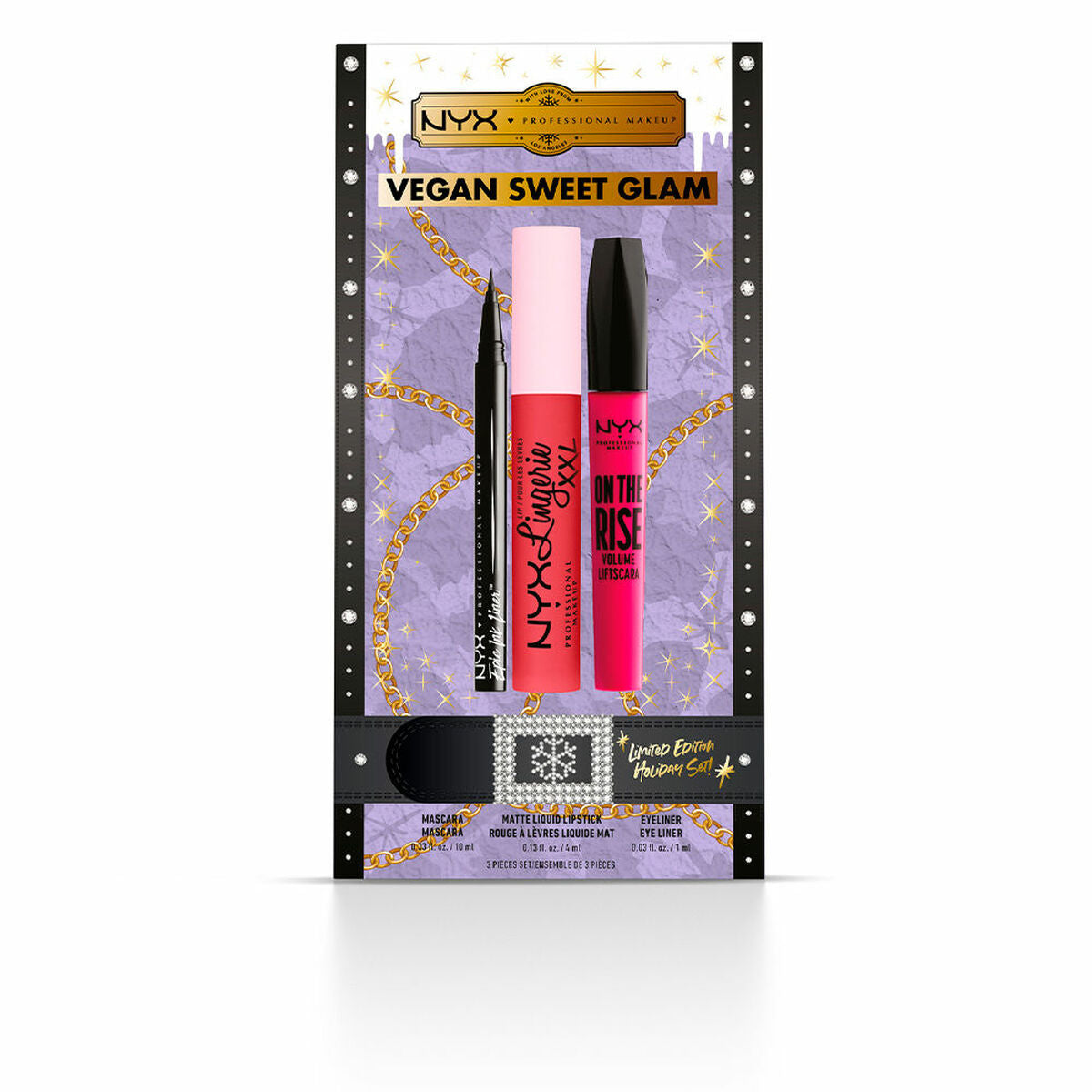 Make - up Set NYX Vegan Sweet Glam Beperkte editie 3 Onderdelen - Schoonheid, Make - up - NYX