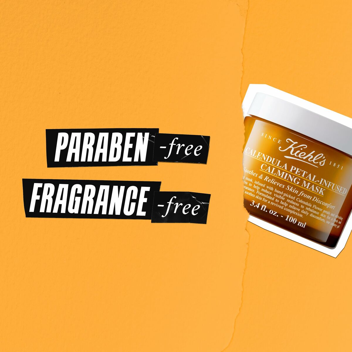 Hydraterend Gezichtsmasker Kiehl's CALENDULA 100 ml Aloë Vera Calendula