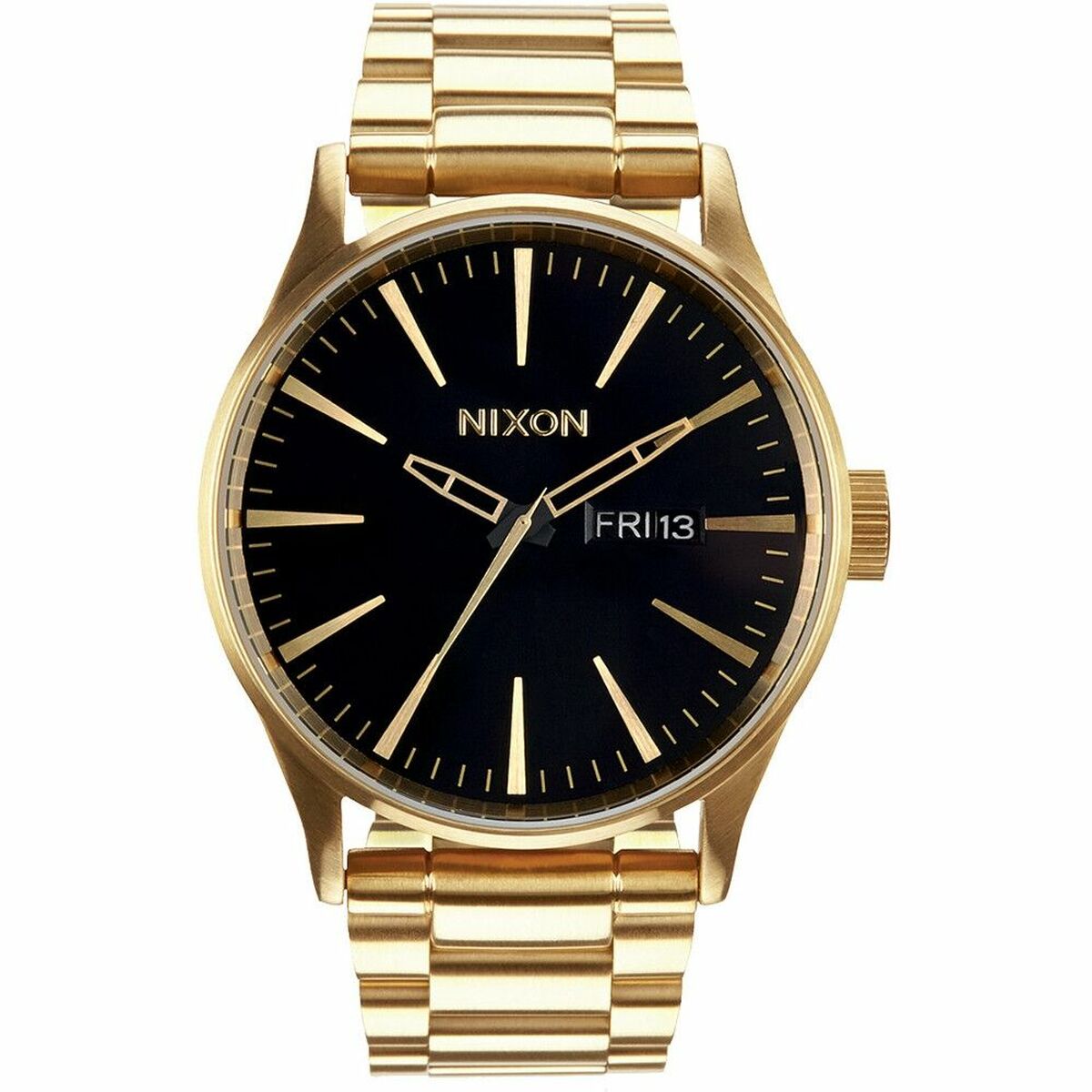 Horloge Heren Nixon A356 - 510 Zwart Goud - Klokken, Heren - Nixon