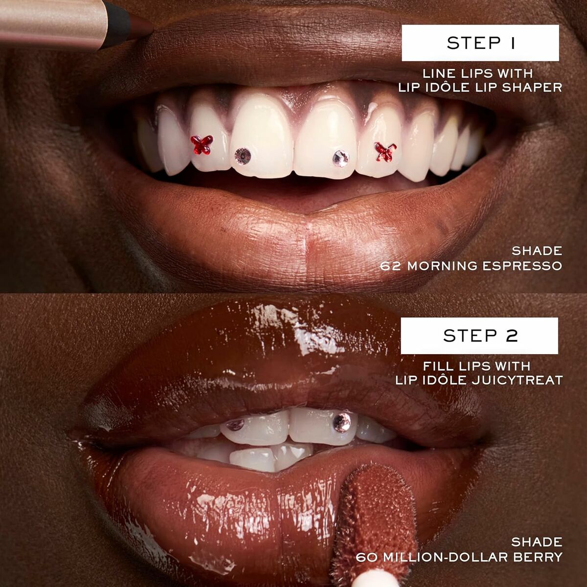 Gloss Lancôme IDÔLE MAKE-UP Nº 60-Million-Dollar Berry 9 ml