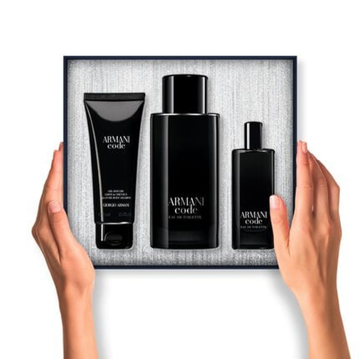 Parfumset voor Heren Armani Code Men 3 Onderdelen