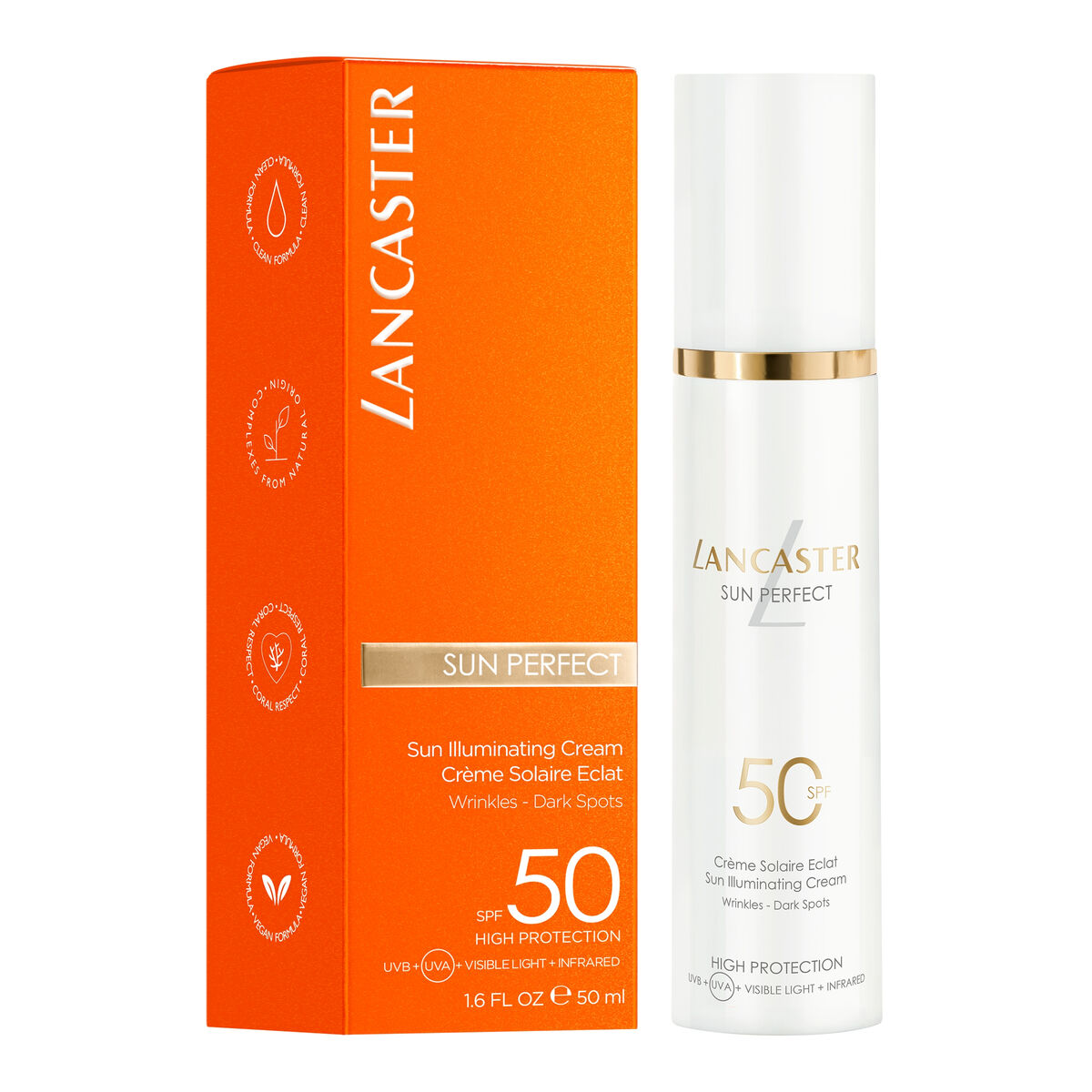 Zonnebrandcrème Lancaster Sun Perfect Spf 50 50 ml - Schoonheid, Huidverzorging - Lancaster