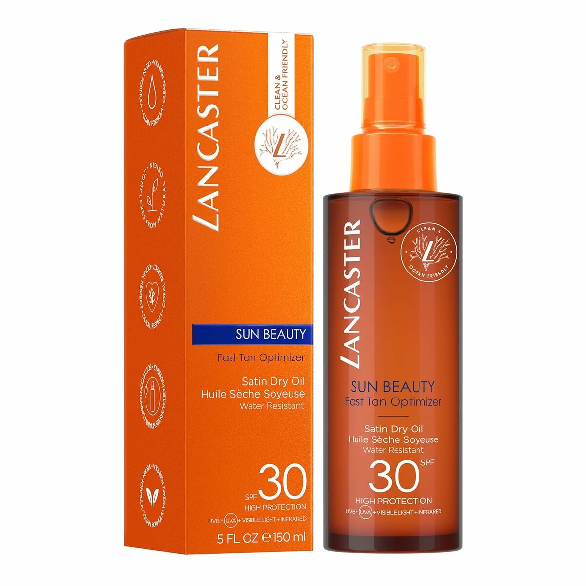 Beschermende Olie Lancaster SUN BEAUTY Spf 30 150 ml