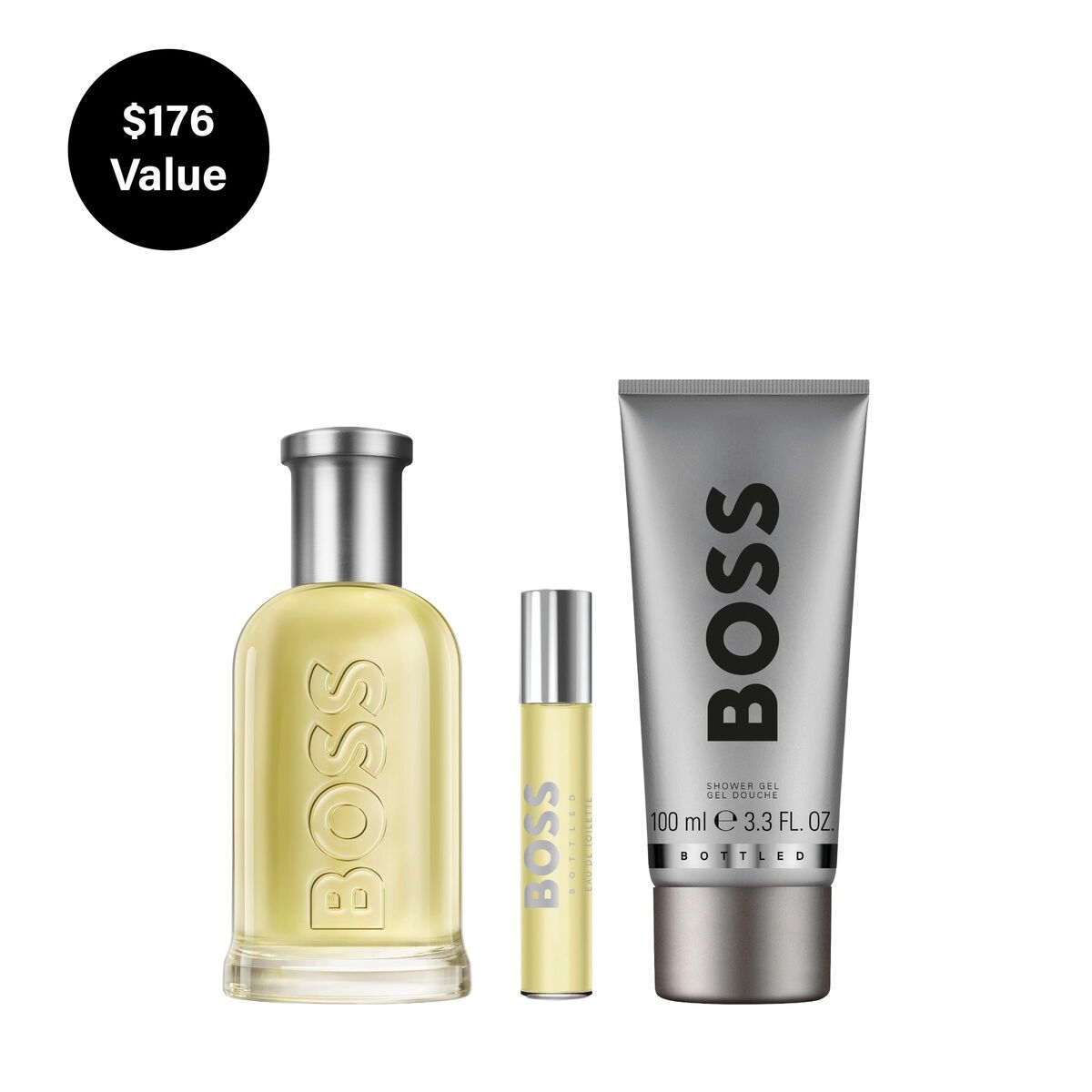 Parfumset voor Heren Hugo Boss BOSS BOTTLED 3 Onderdelen