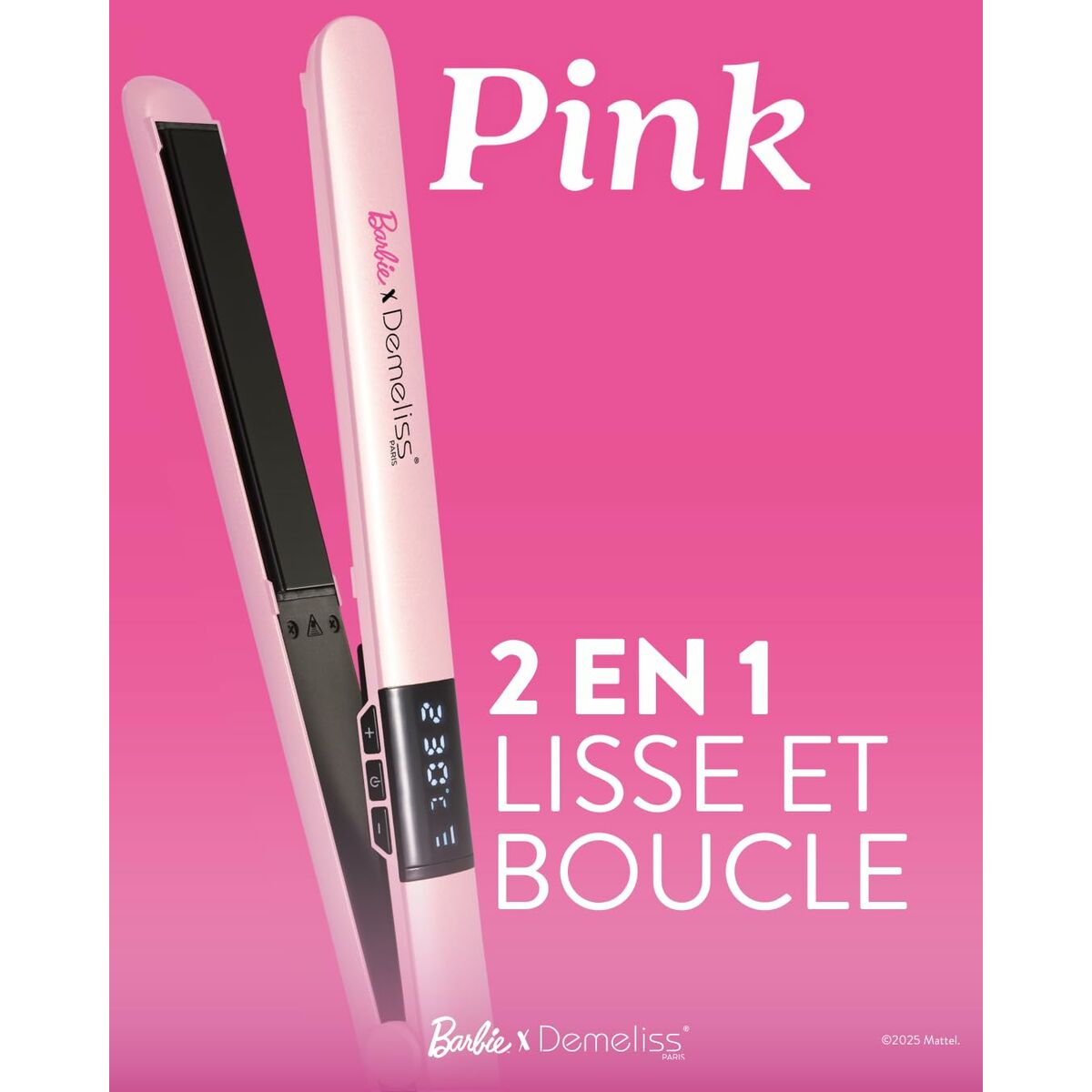 Stijltang Demeliss Roze