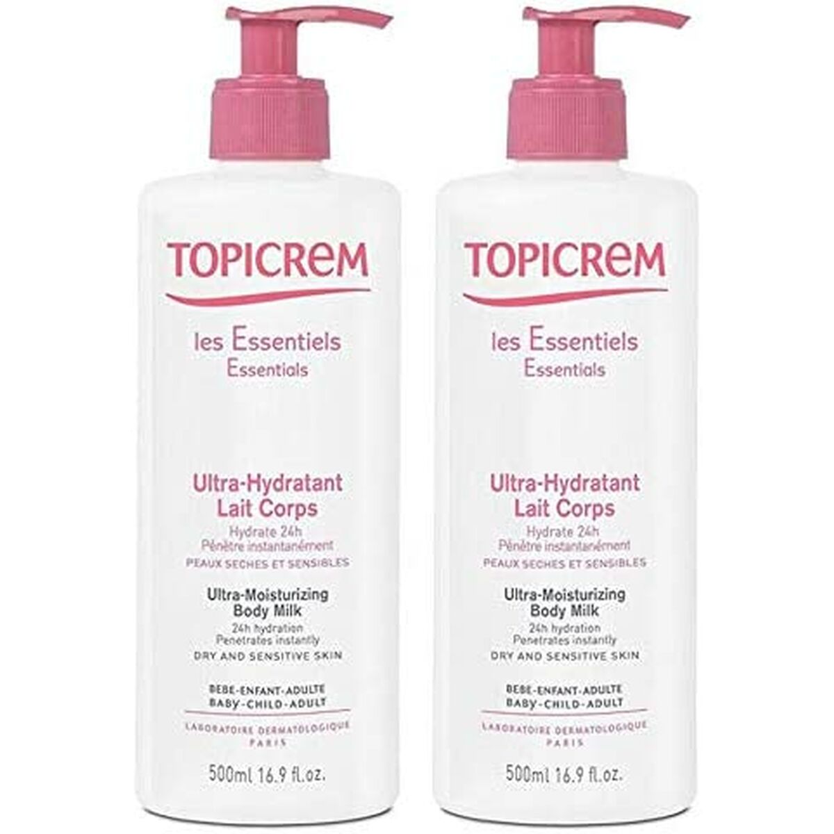 Vochtinbrengende Lichaamsmelk Topicrem 500 ml 500 ml x 2