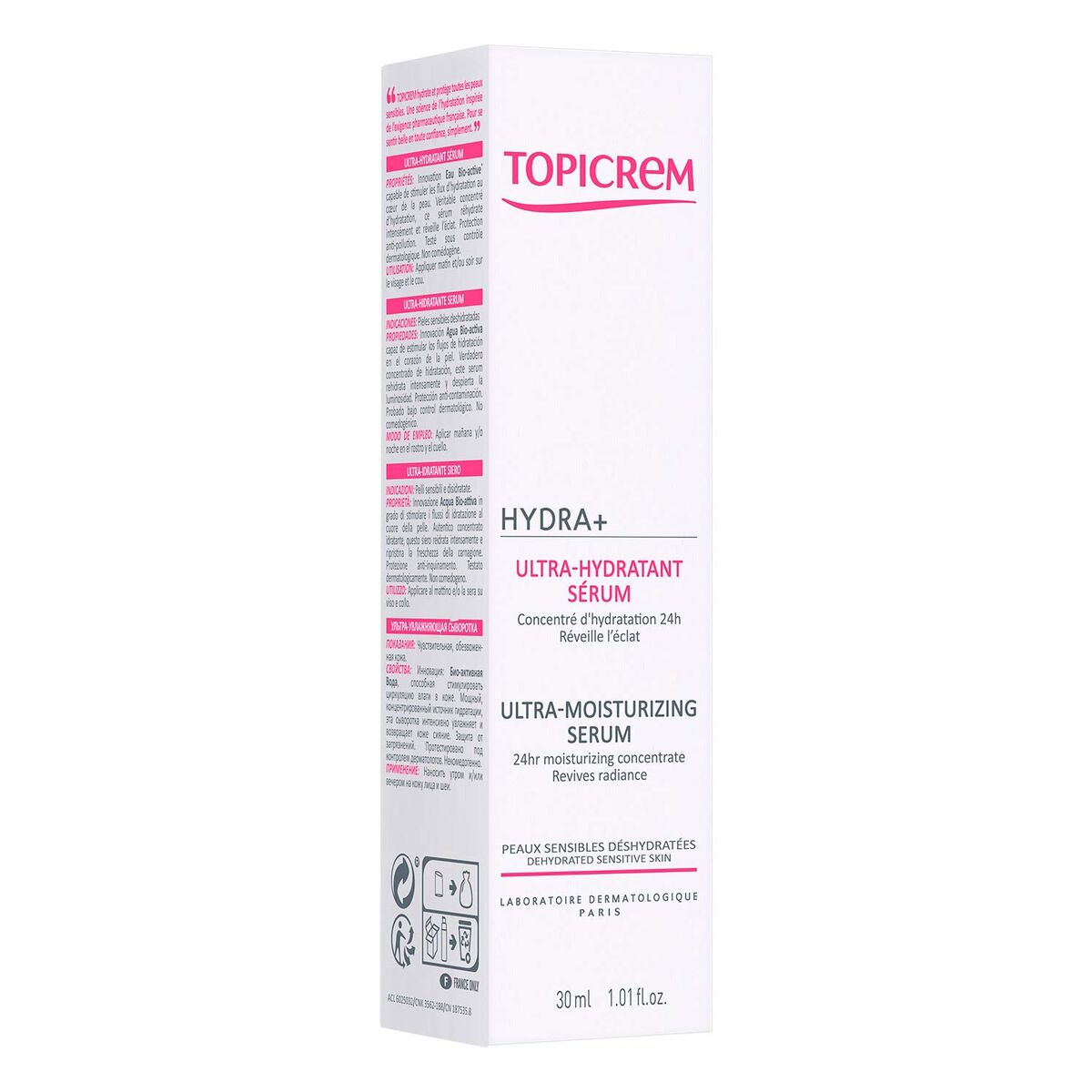 Gezichtsserum Topicrem Hydra+ 30 ml - Schoonheid, Huidverzorging - Topicrem