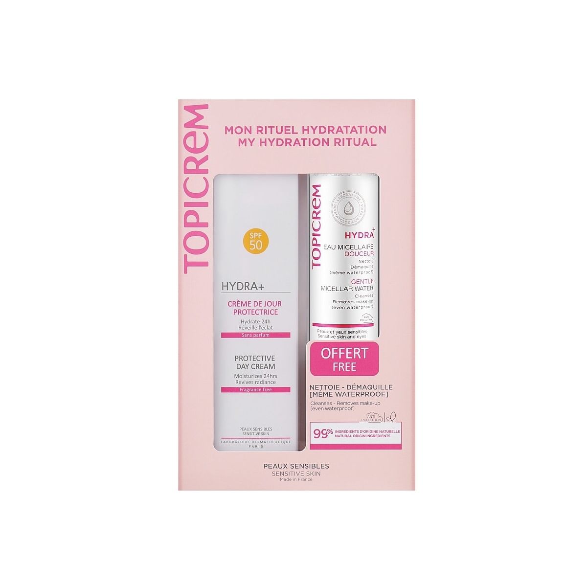Cosmetica Set Topicrem 2 Onderdelen - Schoonheid, Huidverzorging - Topicrem