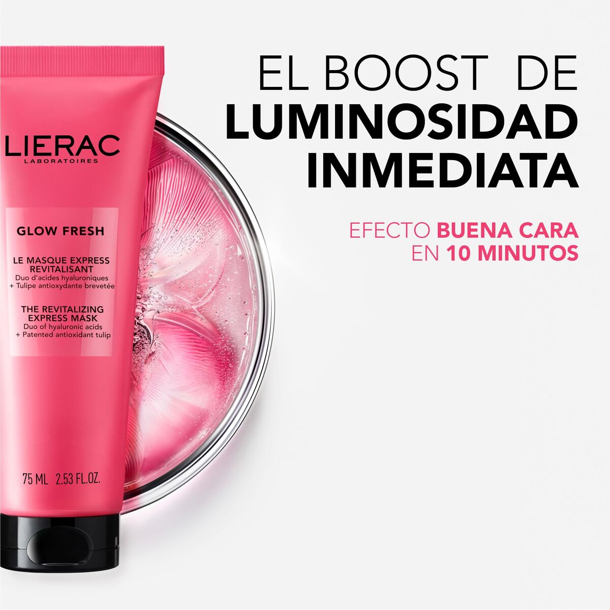 Gezichtsmasker Lierac GLOW FRESH 75 ml - Schoonheid, Huidverzorging - Lierac