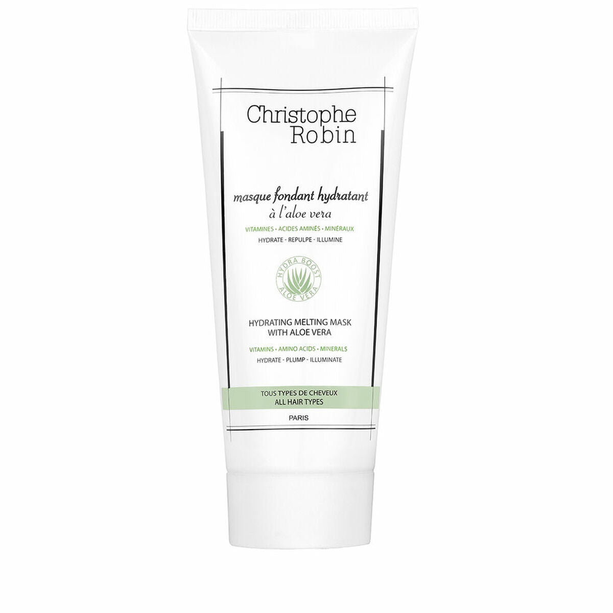 Haarmasker Christophe Robin Hydraterend Aloë Vera (200 ml) - Schoonheid, Haarverzorging - Christophe Robin