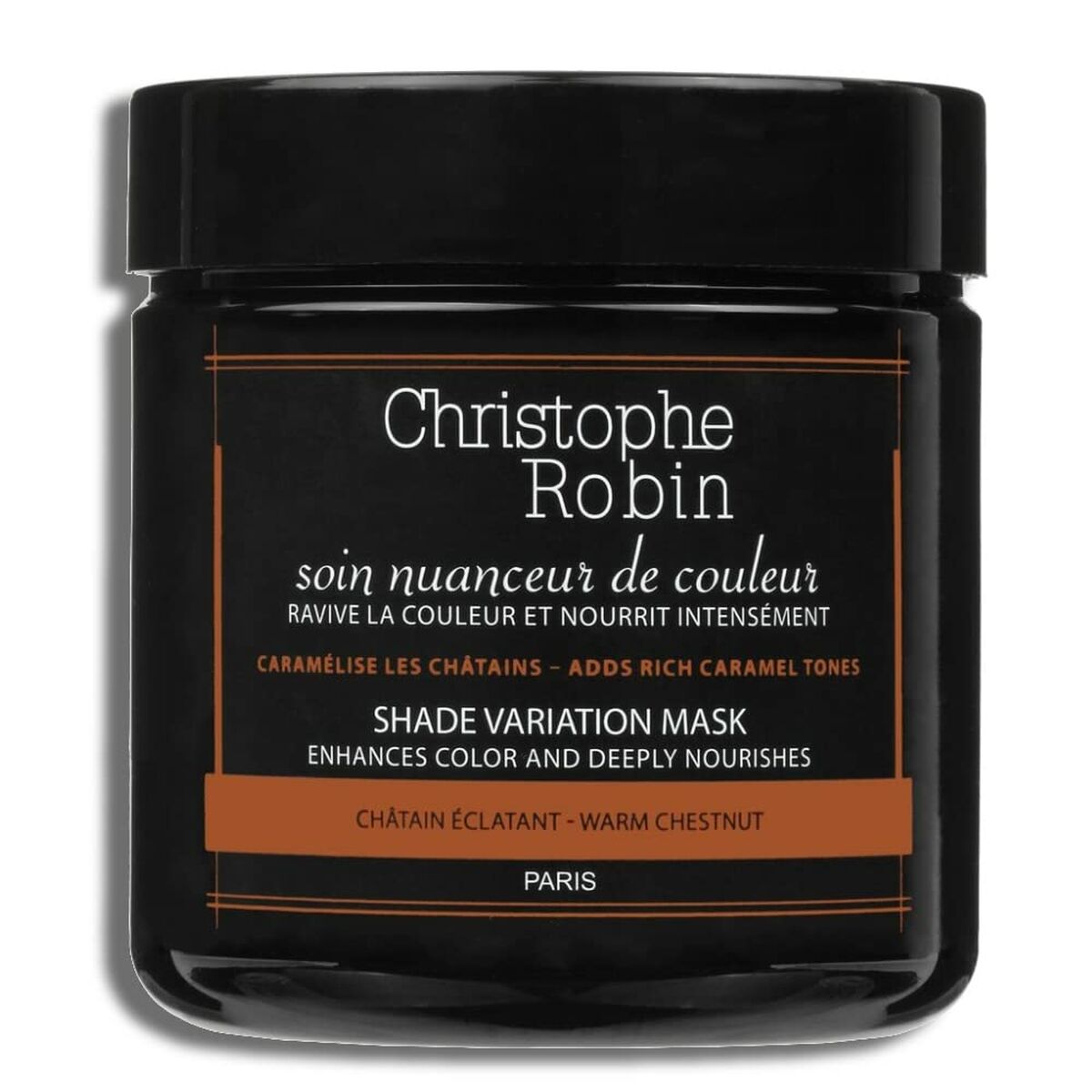 Color pigment mask Christophe Robin Warm Chestnut 250 ml - Schoonheid, Haarverzorging - Christophe Robin