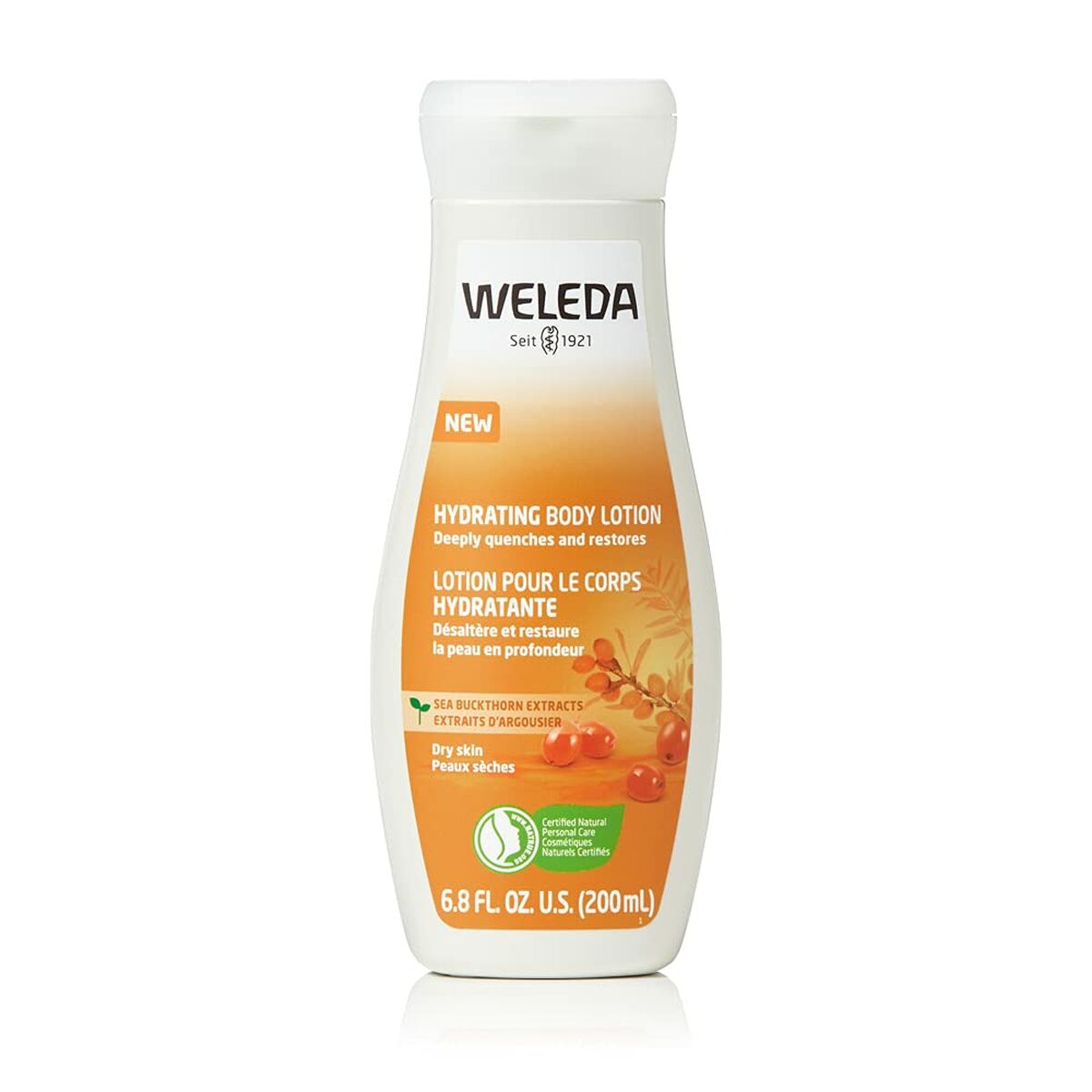 Voedende Lichaamsmelk Weleda 090540X7 200 ml 75 ml Duindoorn