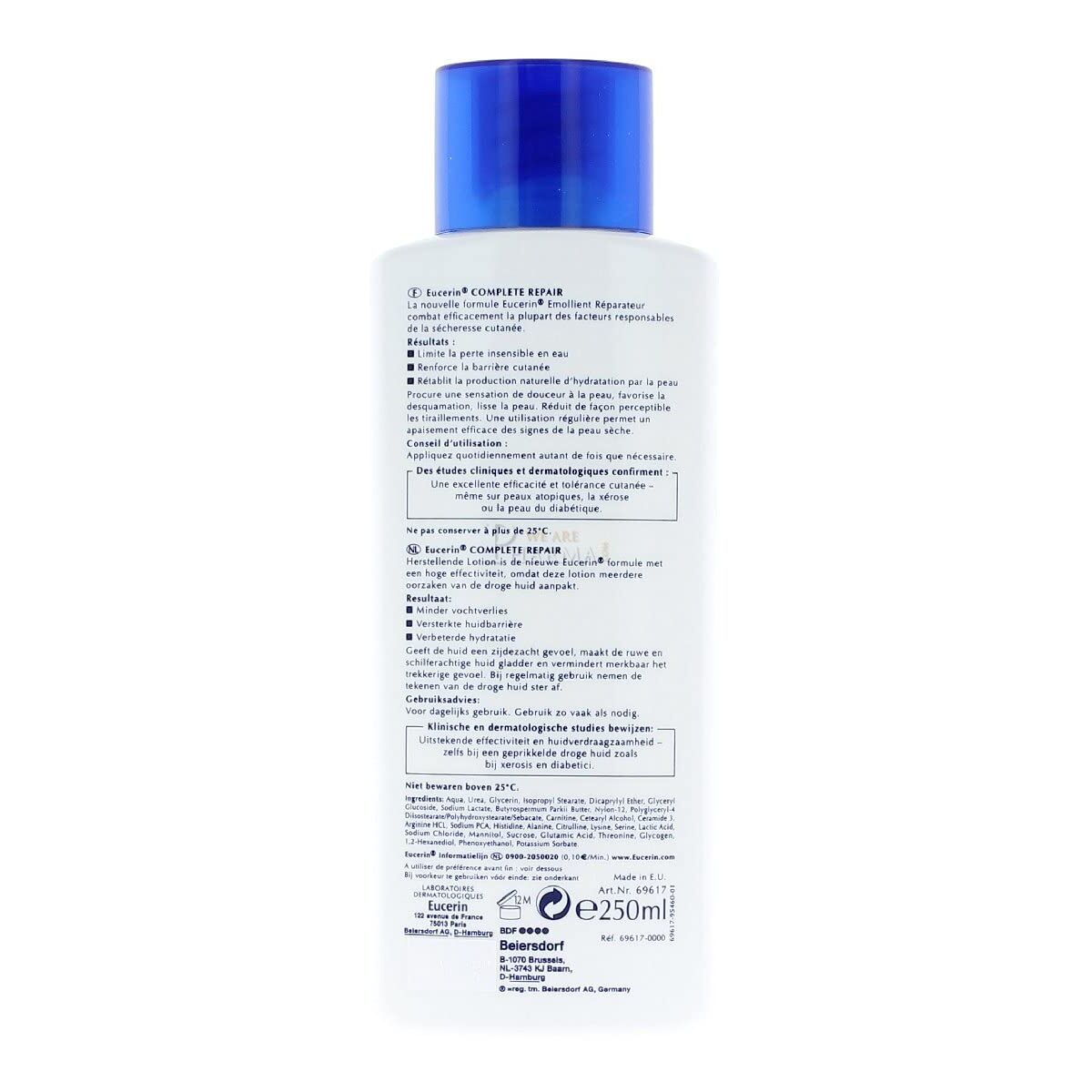 Nagel Verharder Eucerin Urearepair Plus 250 ml