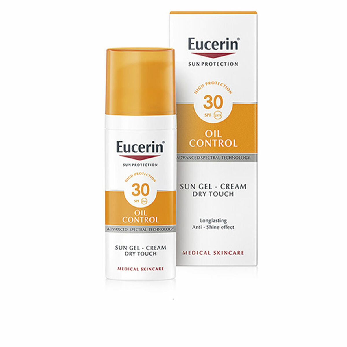 Zonnebrand Gel Eucerin Sun Protection Spf 30 50 ml Talgregulerende - Schoonheid, Huidverzorging - Eucerin