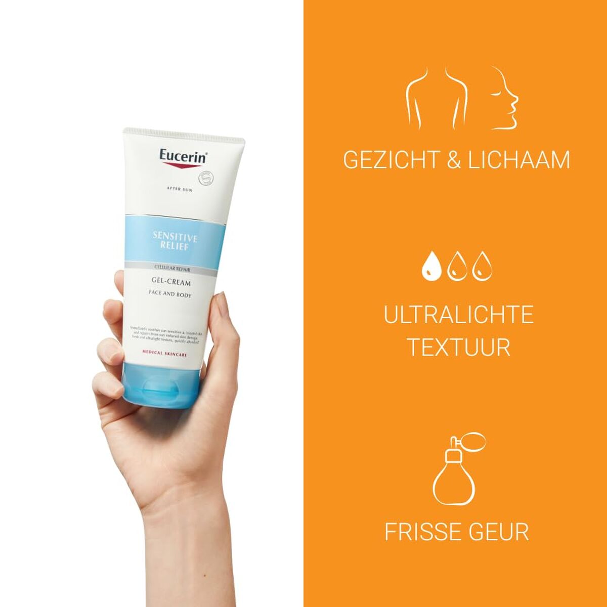 After Sun Eucerin Sensitive Relief 200 ml - Schoonheid, Huidverzorging - Eucerin