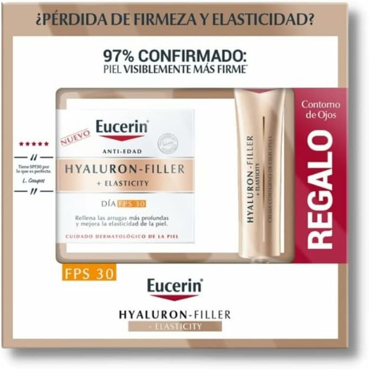 Cosmeticaset voor Dames Eucerin HYALURON FILLER 2 Onderdelen