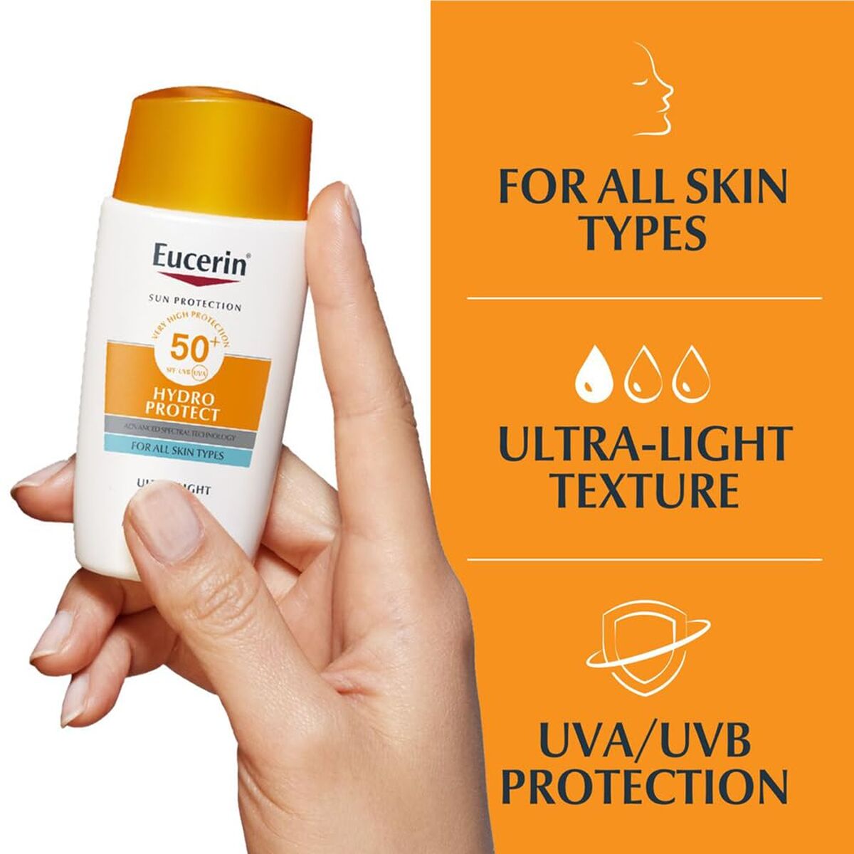 Gezichtszonnecrème Eucerin Wit - Schoonheid, Huidverzorging - Eucerin