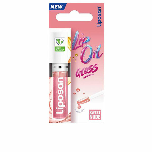 Farbiger Lippenbalsam Liposan Lip Oil Gloss Sweet Nude 5,5 ml