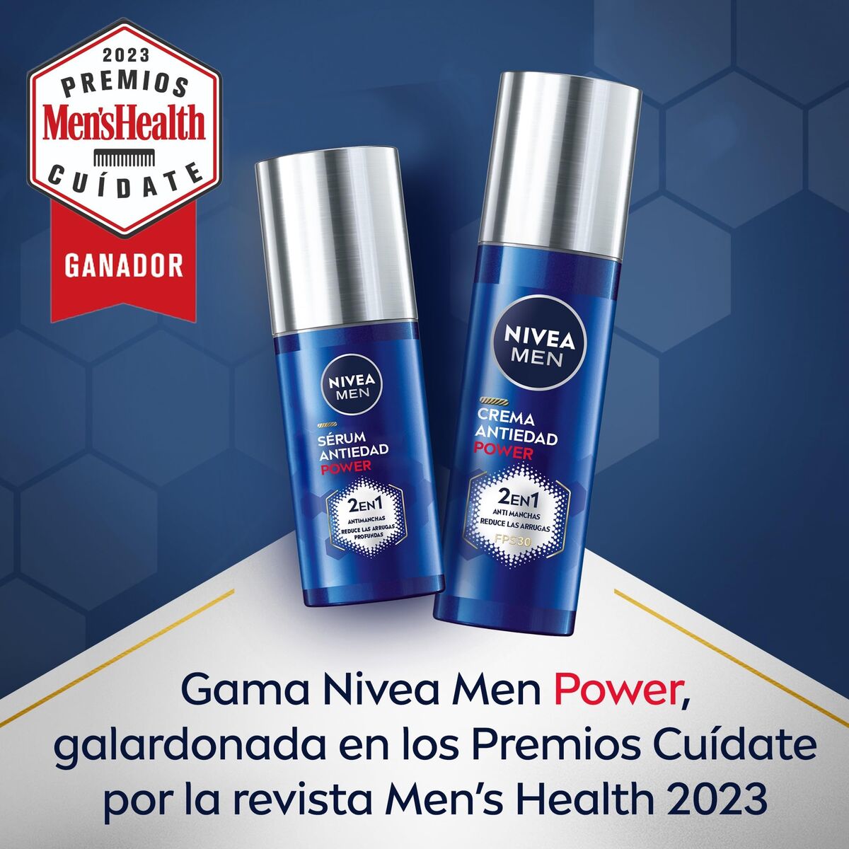 Anti - Veroudering Crème Nivea NIVEA MEN Spf 30 50 ml - Schoonheid, Huidverzorging - Nivea