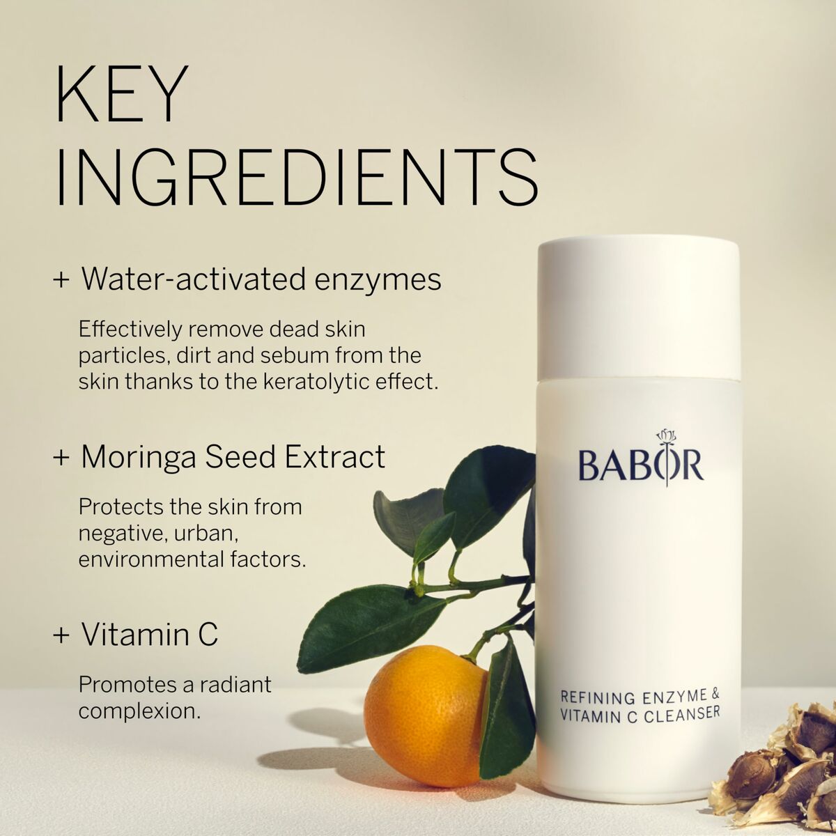 Gezichtsreiniger Babor Refining Enzyme & Vitamin C 40 g - Schoonheid, Huidverzorging - Babor