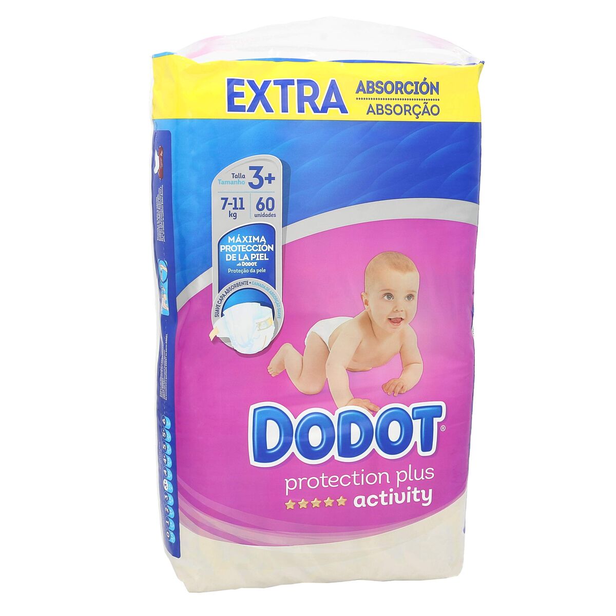 Hygiëneset Dodot DODOT ACTIVITY EXTRA (60 Stuks)