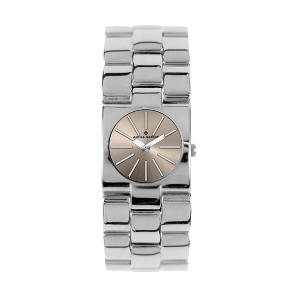 Horloge Uniseks Alpha Saphir 271K Beige Zilverkleurig