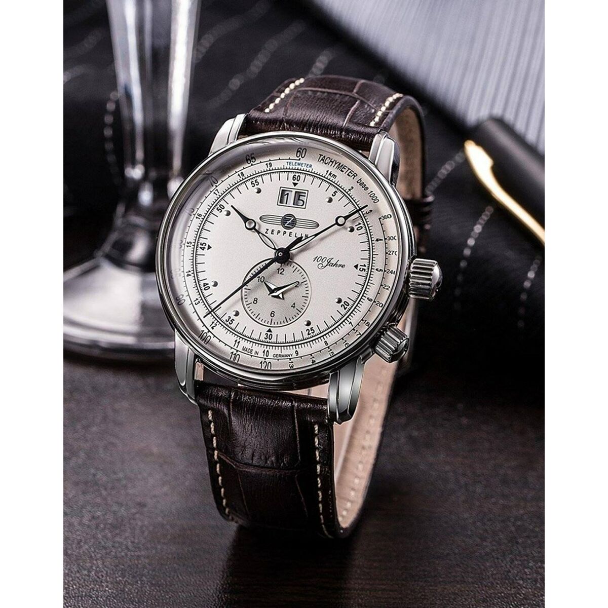 Horloge Heren Zeppelin Zegarek Zeppelin 7640 - 1 męski Zilverkleurig - Klokken, Heren - Zeppelin
