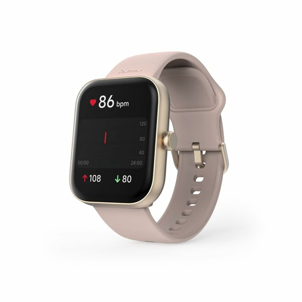 Smartwatch Hama 00178615 FIT WATCH 5000 Roze Roos Goud 1,65" - Elektronica - Hama