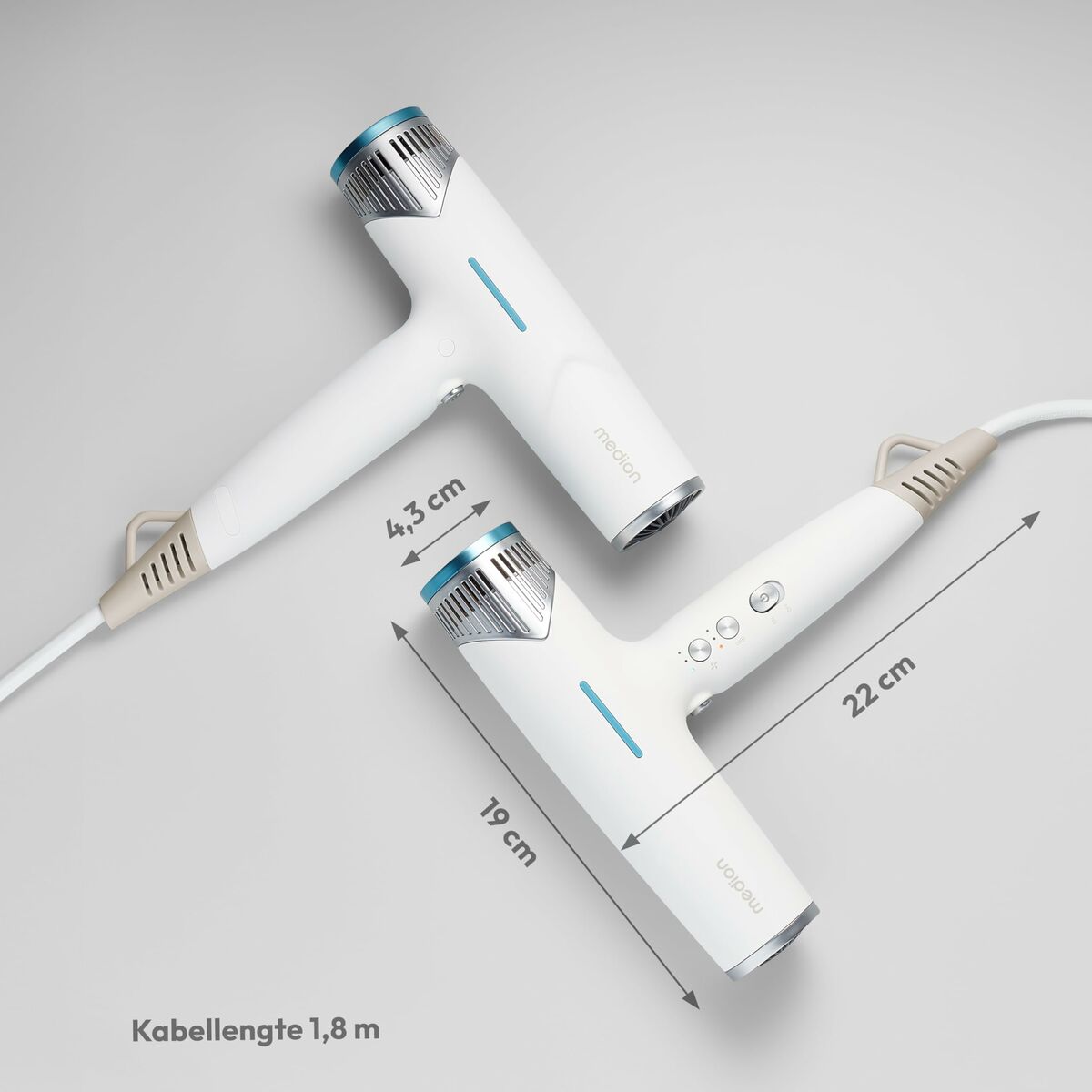 Föhn Medion Wit 1500 W