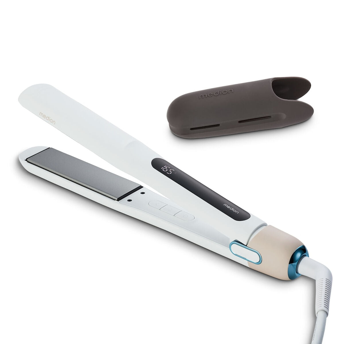 Stijltang Medion MD19925 Wit Zwart