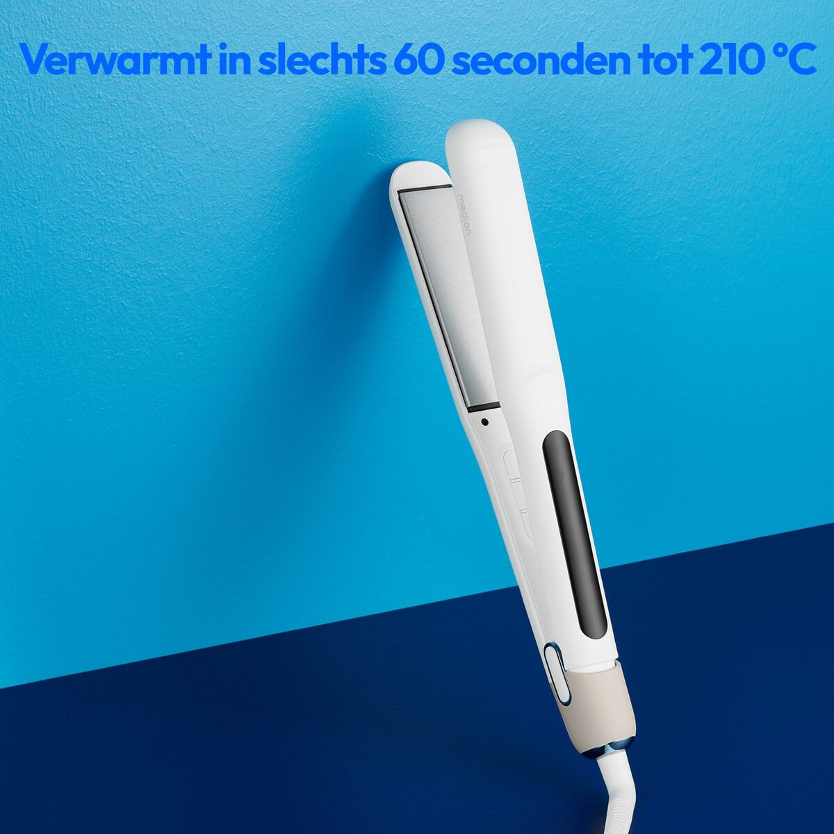 Stijltang Medion MD19925 Wit Zwart